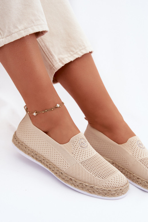 Espadrilles Vinceza 13659 smilšu krāsas