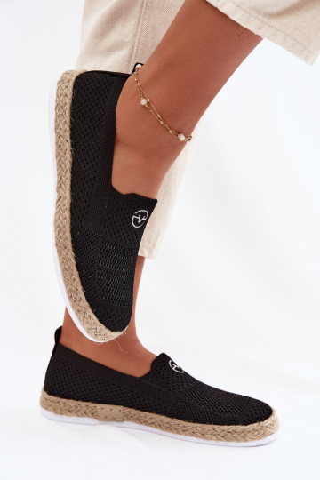 Espadrilles Vinceza 13659 melnā krāsā