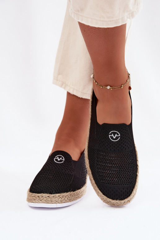 Espadrilles Vinceza 13659 melnas krāsas