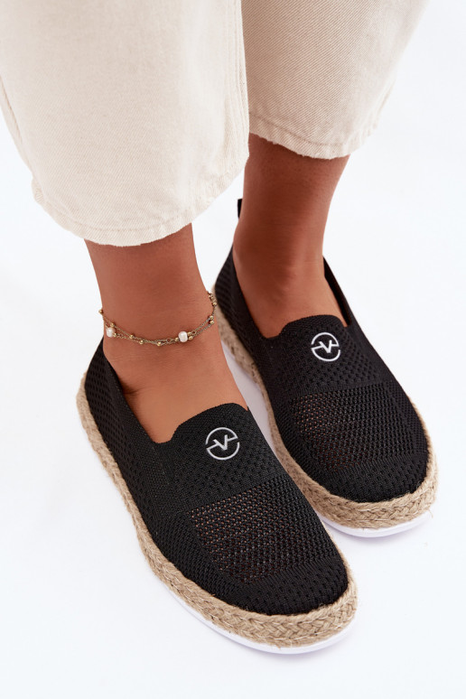 Espadrilles Vinceza 13659 melnas krāsas