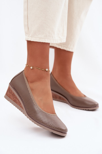 apavi Sieviešu ar platformu Vinceza 58629 smilšu krāsas 2