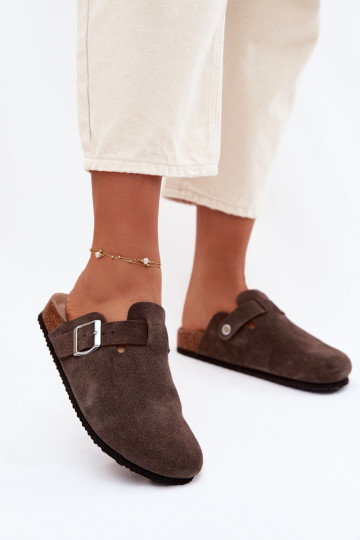 sieviešu čības TukšasIeslēgtsturalnego zamšādasu Vinceza 101332 CzekoladoIne 2