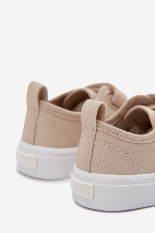 brīvā laika apavi Bērnu apavi Big Star TT374162 smilšu krāsas