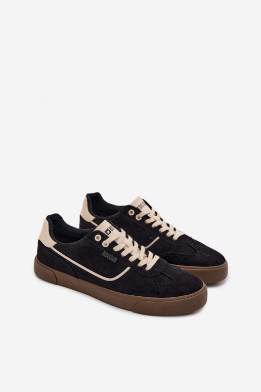 Sneakers modeļa apavi vīriešiem Big Star TT174090 melnas krāsas