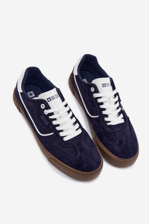 Sneakers modeļa apavi vīriešiem Big Star TT174091 tumši zilas krāsas