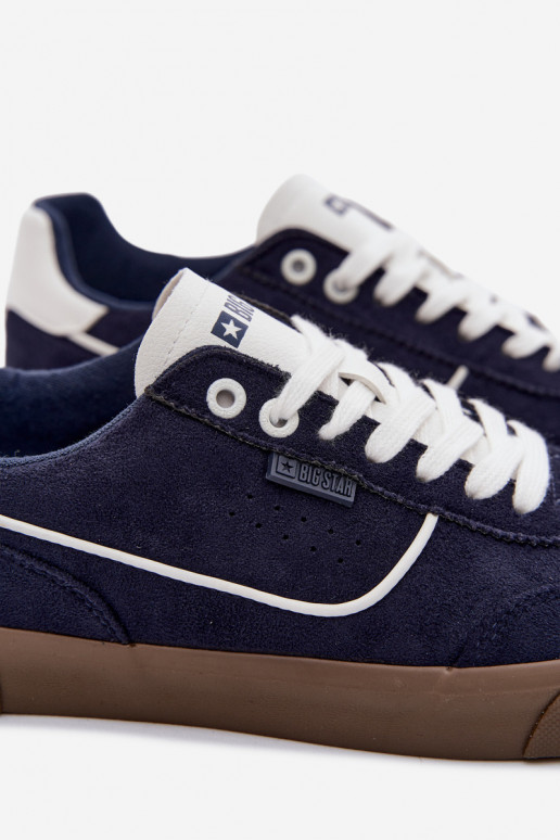 Sneakers modeļa apavi vīriešiem Big Star TT174091 tumši zilas krāsas