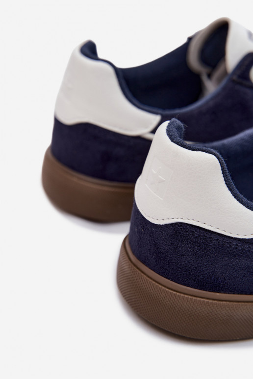 Sneakers modeļa apavi vīriešiem Big Star TT174091 tumši zilas krāsas