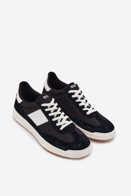 Sneakers modeļa apavi vīriešiem Big Star TT174043 melnas krāsas