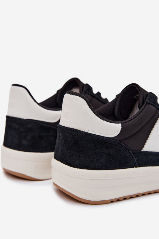 Sneakers modeļa apavi vīriešiem Big Star TT174043 melnas krāsas