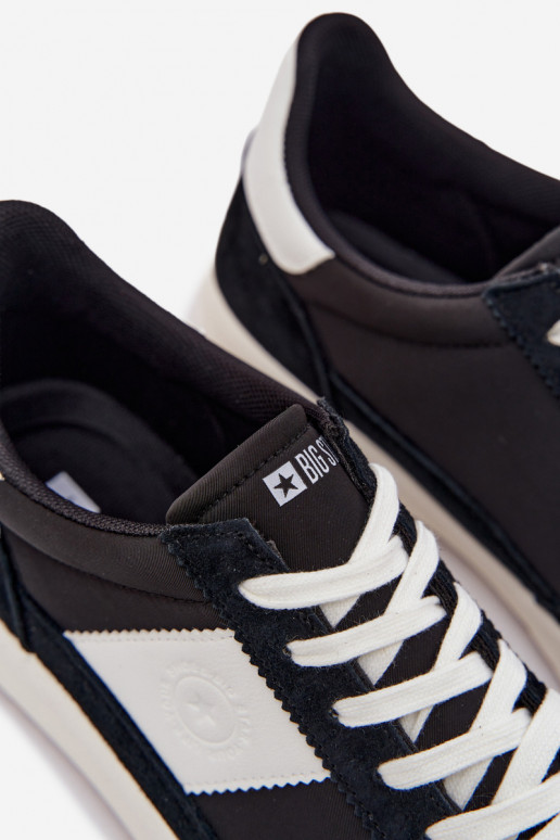 Sneakers modeļa apavi vīriešiem Big Star TT174043 melnas krāsas