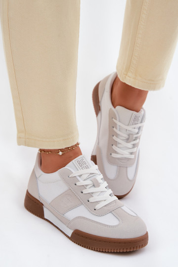 Sneakers modeļa apavi Sieviešu Big Star TT274910 baltas krāsas
