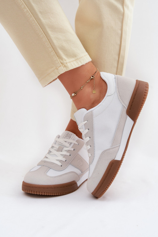 Sneakers modeļa apavi Sieviešu Big Star TT274910 baltas krāsas