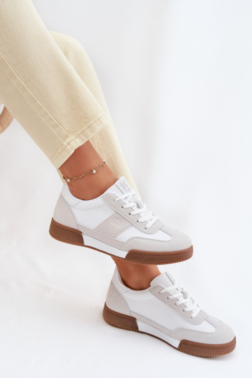 Sneakers modeļa apavi Sieviešu Big Star TT274910 baltas krāsas