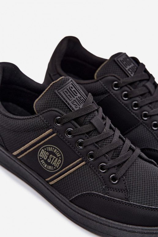Sneakers modeļa apavi vīriešiem Big Star TT174310 melnas krāsas