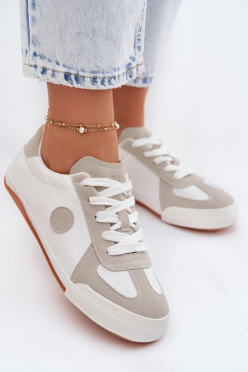 Sneakers modeļa apavi Sieviešu Big Star TT274145 baltas krāsas