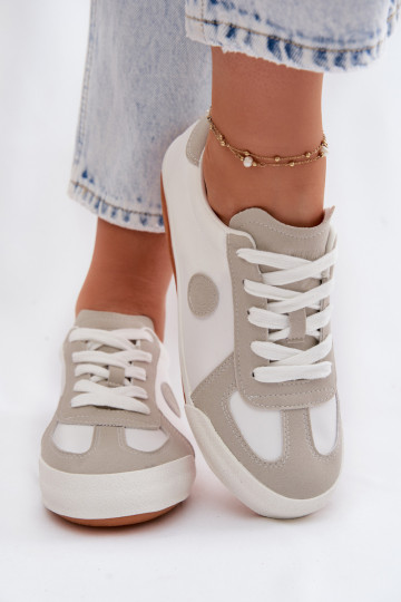 Sieviešu sneakers apavi Big Star TT274145 baltā krāsā 2