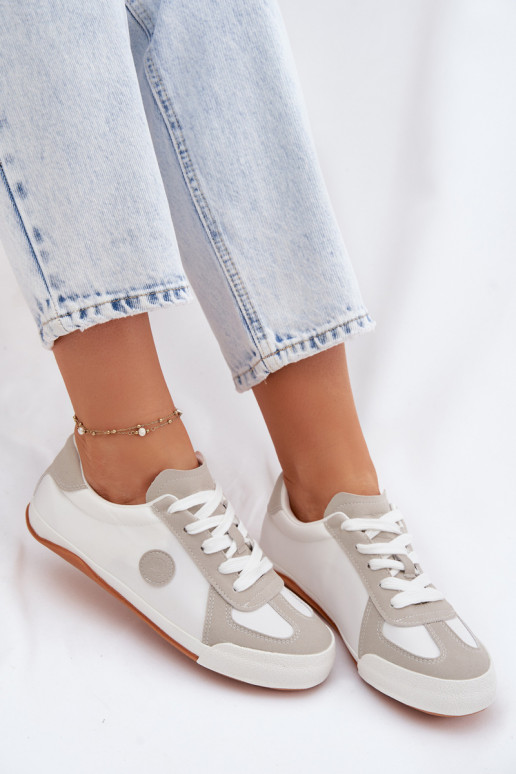 Sneakers modeļa apavi Sieviešu Big Star TT274145 baltas krāsas