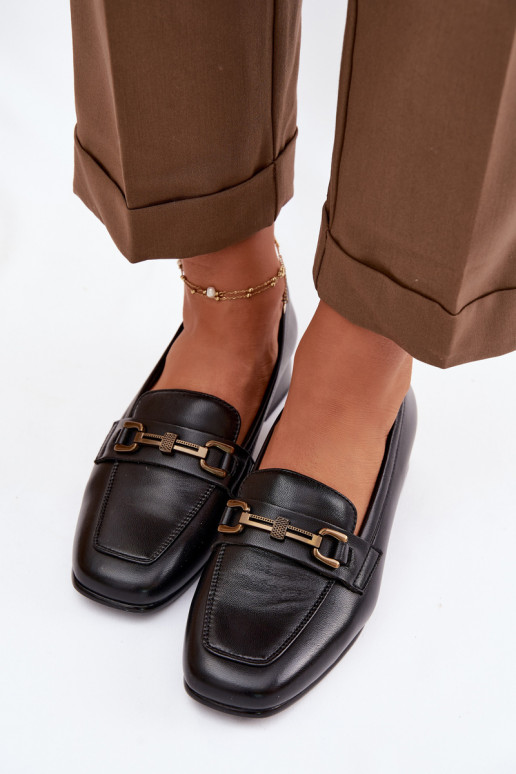 Āda apavi Sieviešu Klockā ar ornamentiem Vinceza 39978 melnas krāsas