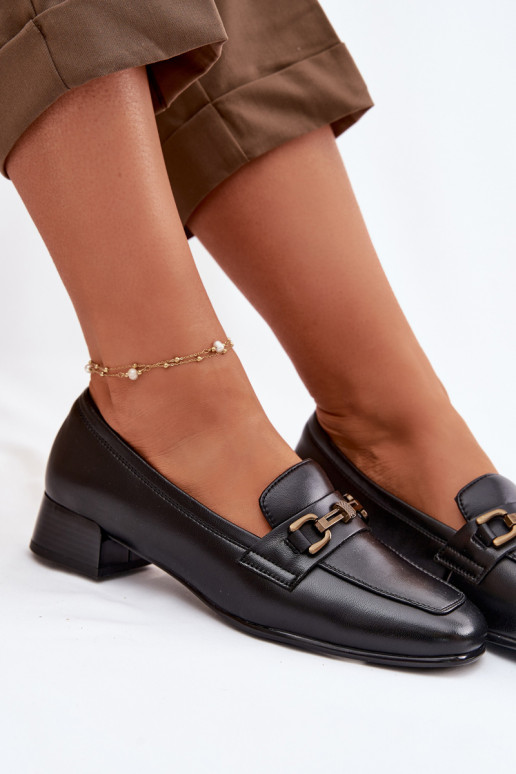 Āda apavi Sieviešu Klockā ar ornamentiem Vinceza 39978 melnas krāsas