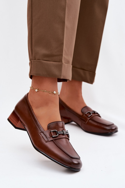 Āda apavi Sieviešu Klockā ar ornamentiem Vinceza 39978 brūnas krāsas