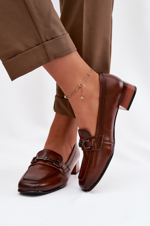 Āda apavi Sieviešu Klockā ar ornamentiem Vinceza 39978 brūnas krāsas