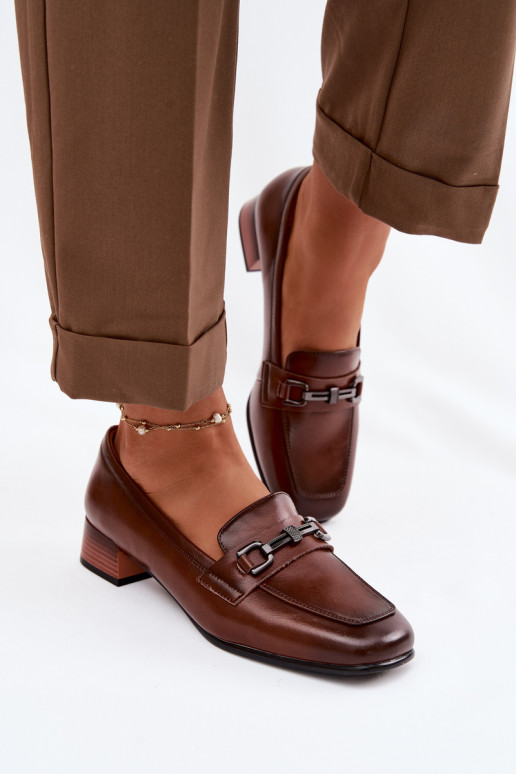 Āda apavi Sieviešu Klockā ar ornamentiem Vinceza 39978 brūnas krāsas