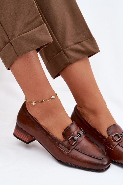 Āda apavi Sieviešu Klockā ar ornamentiem Vinceza 39978 brūnas krāsas