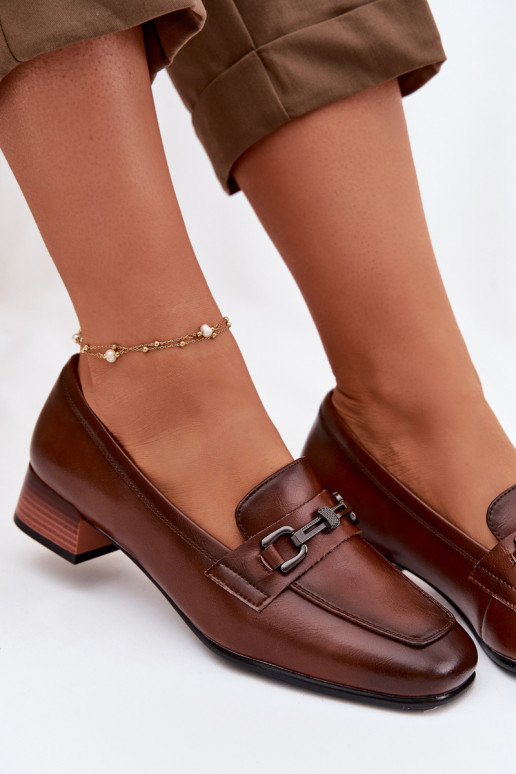 Āda apavi Sieviešu Klockā ar ornamentiem Vinceza 39978 brūnas krāsas