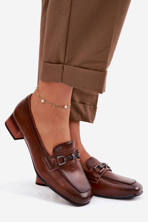 Āda apavi Sieviešu Klockā ar ornamentiem Vinceza 39978 brūnas krāsas