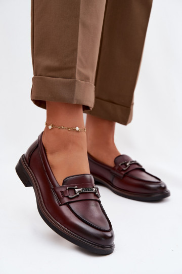 Āda sieviešu mokasīni Vinceza 39983 bordo krāsas 2