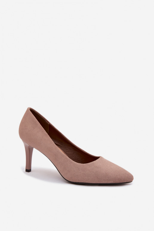 augstpapēžu kurpes Eko zamšādaoIne Sergio Leone 1336 brūnas krāsas