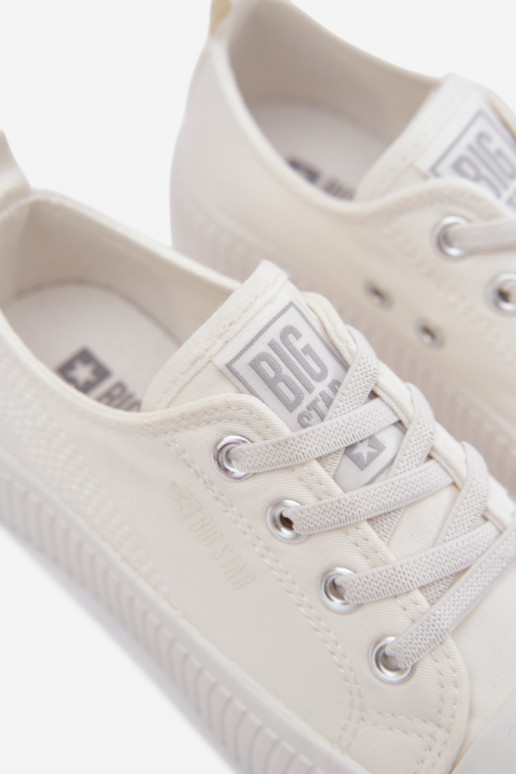 brīvā laika apavi Bērnu apavi Big Star TT374108 baltas krāsas