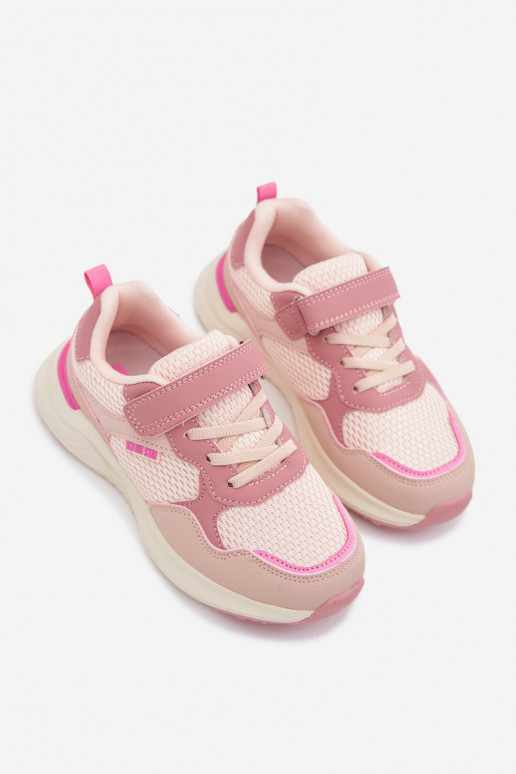 sporta apavi Sneakers modeļa apavi Bērnu apavi Big Star TT374031 Rozā krāsas