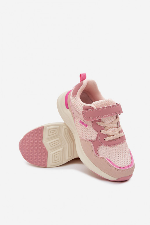 sporta apavi Sneakers modeļa apavi Bērnu apavi Big Star TT374031 Rozā krāsas