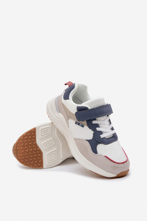 sporta apavi Sneakers modeļa apavi Bērnu apavi Big Star TT374029 baltas krāsas