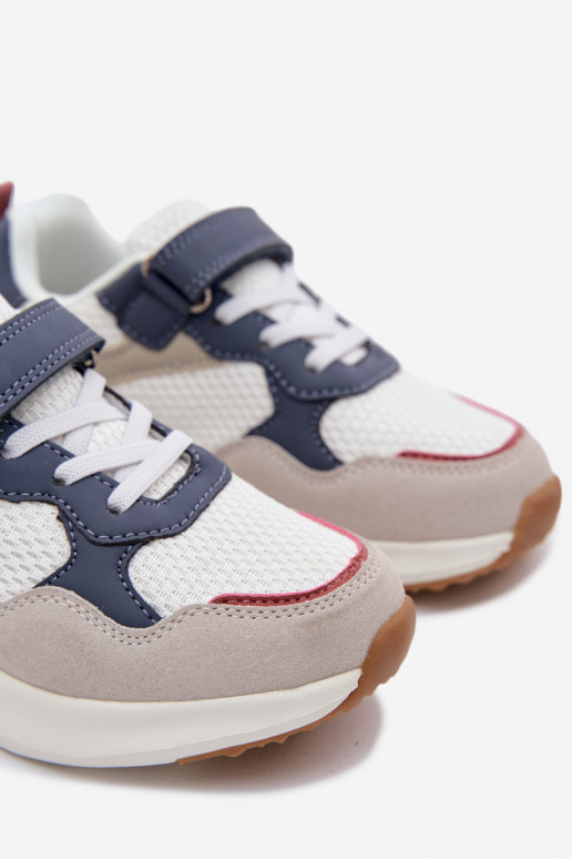 sporta apavi Sneakers modeļa apavi Bērnu apavi Big Star TT374029 baltas krāsas