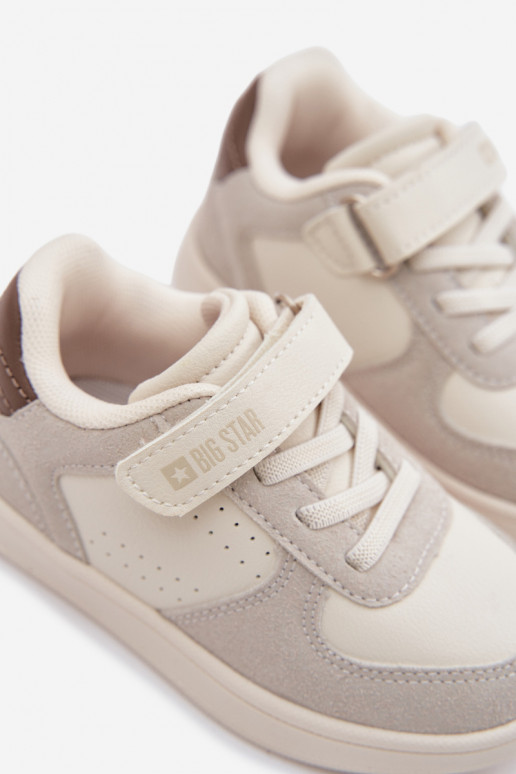 Sneakers modeļa apavi Bērnu apavi Big Star TT374018 smilšu krāsas