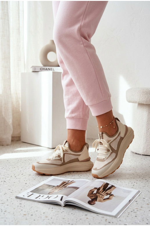 sporta apavi Sieviešu Big Star TT274570 HI-POLY SYSTEM baltas krāsas