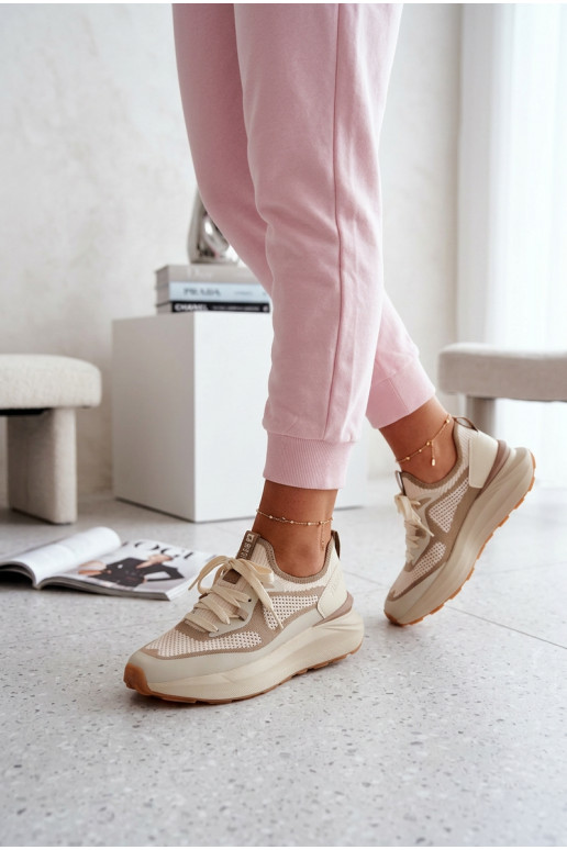 sporta apavi Sieviešu Big Star TT274570 HI-POLY SYSTEM baltas krāsas