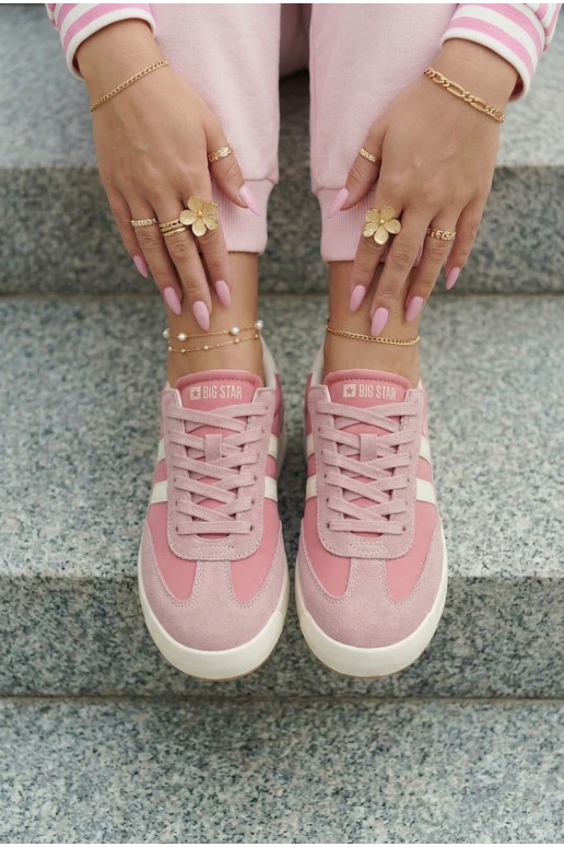 Sneakers modeļa apavi Sieviešu Big Star TT274160 Rozā krāsas