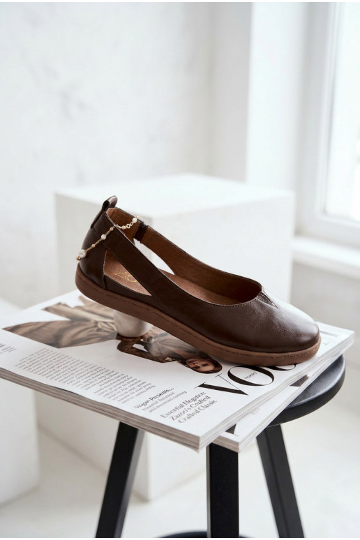 Balerīnas Barefoot Zazoo 10217 CzekoladoIne