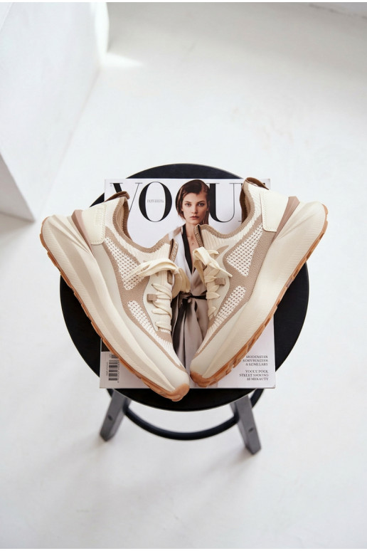 sporta apavi Sieviešu Big Star TT274571 HI-POLY SYSTEM smilšu krāsas