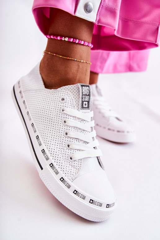 Sieviešu Ažūrs brīvā laika apavi Big Star baltas krāsas FF274024