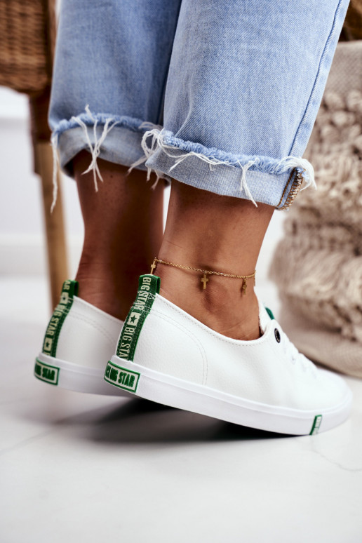 Sieviešu ikdienas apavi Big Star GG274006 Baltas-Zaļas krāsas