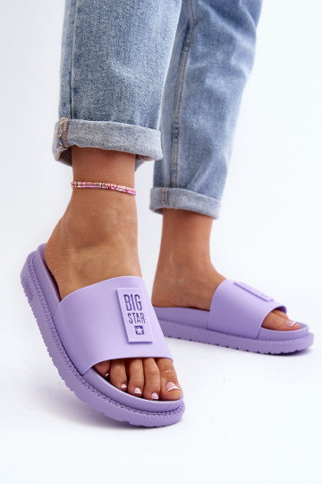 Sieviešu čības Big Star LL274426 violetā krāsā
