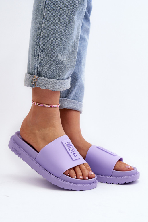 sieviešu čības Big Star LL274426 Violeta krāsa