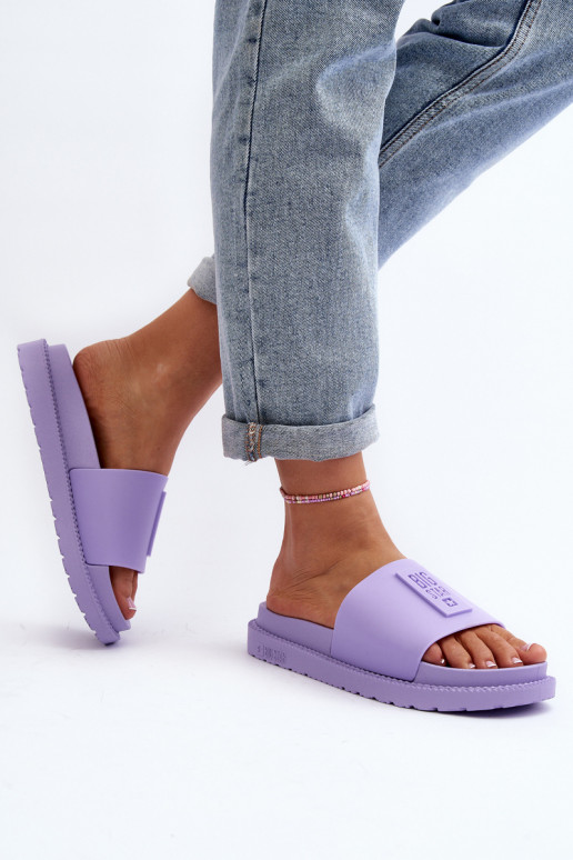 sieviešu čības Big Star LL274426 Violeta krāsa