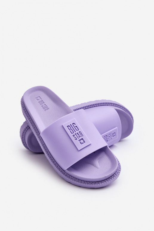 sieviešu čības Big Star LL274426 Violeta krāsa