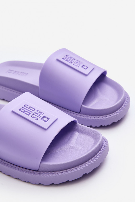 sieviešu čības Big Star LL274426 Violeta krāsa