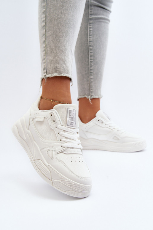 Sieviešu Sneakers modeļa apavi Big Star NN274667 baltas krāsas